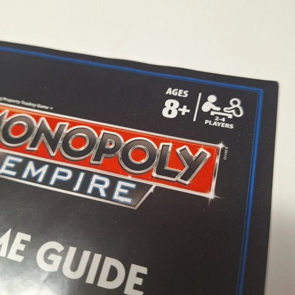 Monopoly Empire 2014 Replacement Pieces Cards Chance Instructions‎ Rules